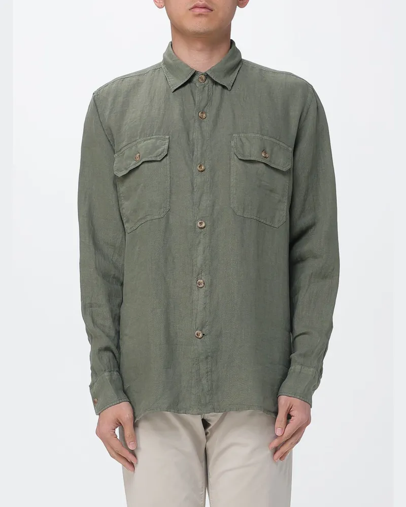 Brooksfield Utility Leinenhemd Military