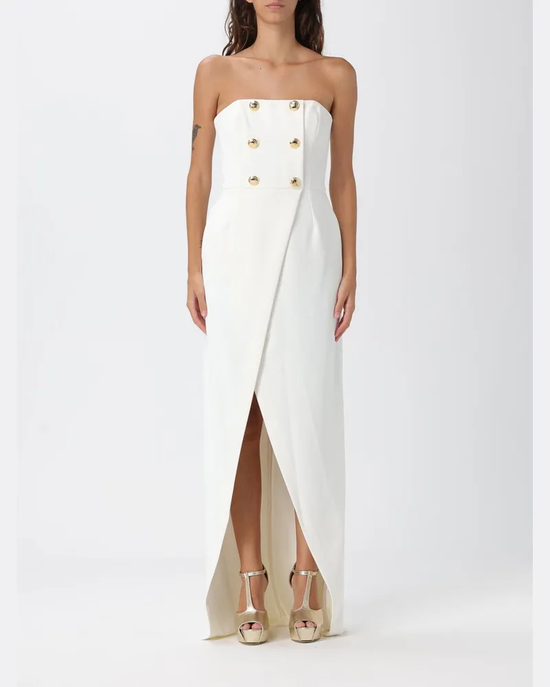 Elisabetta Franchi Kleider damen Ivory