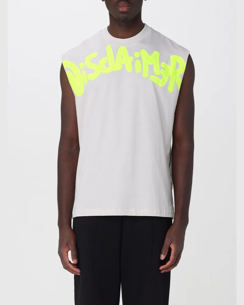 DISCLAIMER Baumwoll-Tanktop mit Logo Weiss