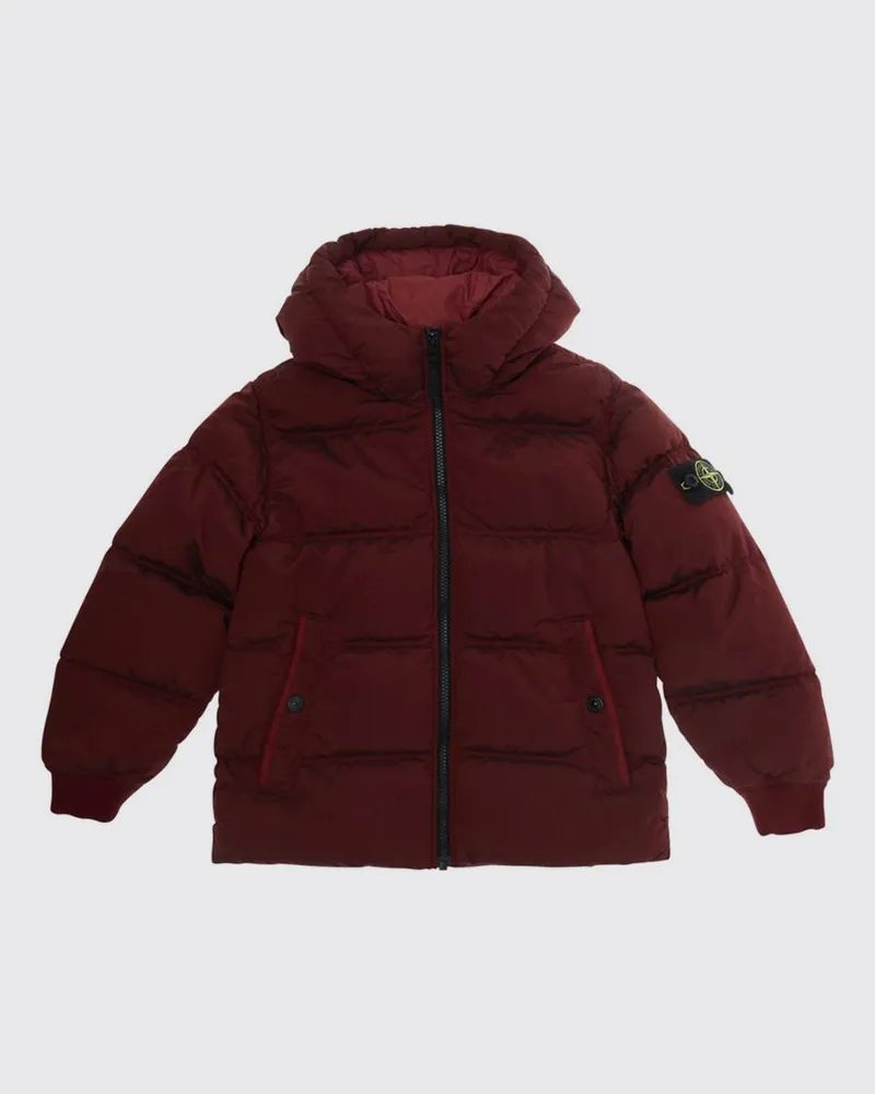 Stone Island Jacke kinder Rot