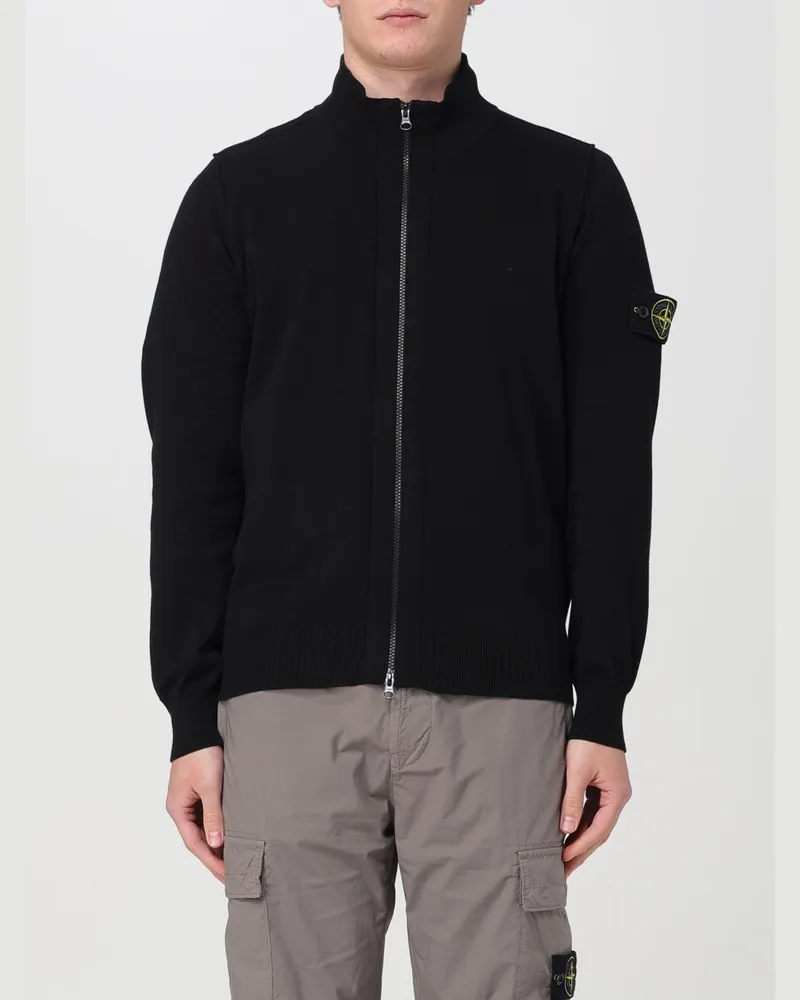 Stone Island Pullover Schwarz