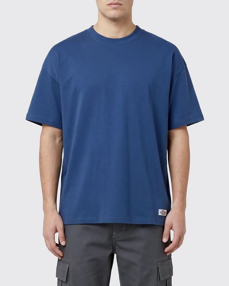 Dickies T-shirt herren Blau