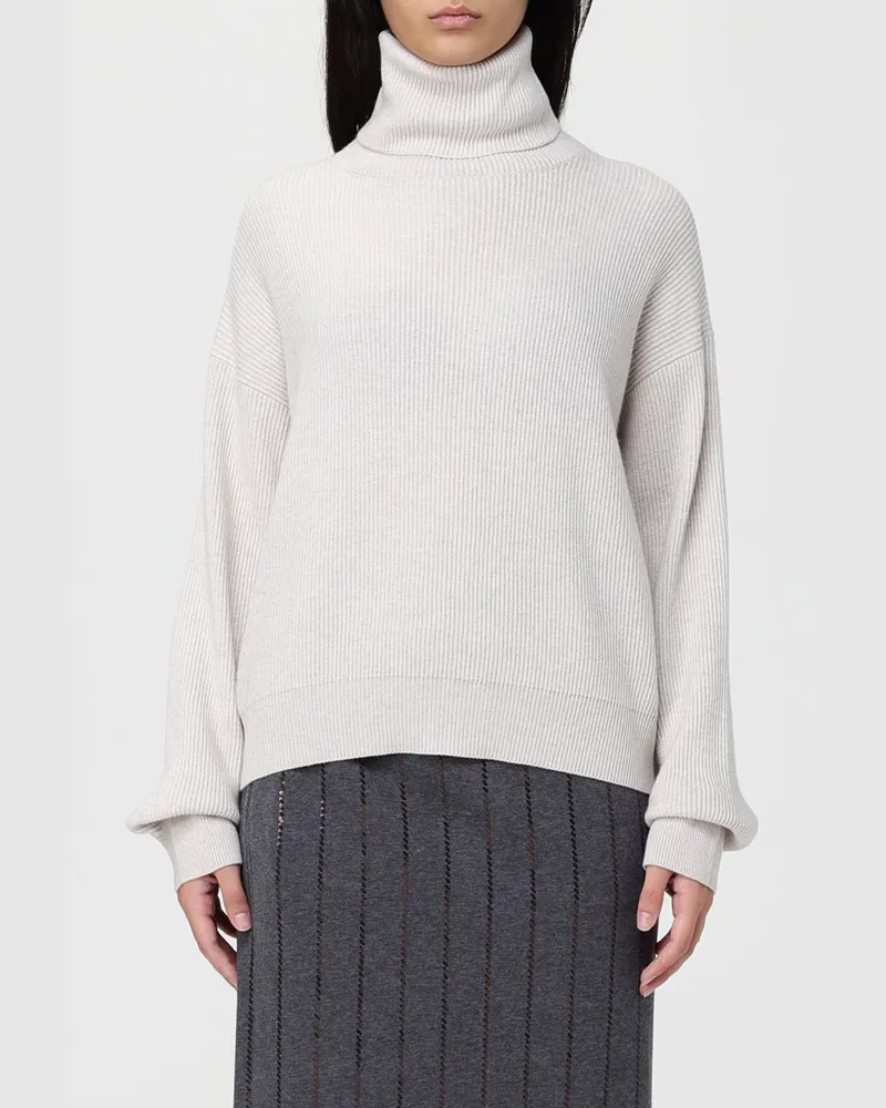 Brunello Cucinelli Pullover damen Grau