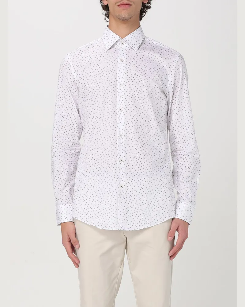 HUGO BOSS Hemd herren Burgunderrot