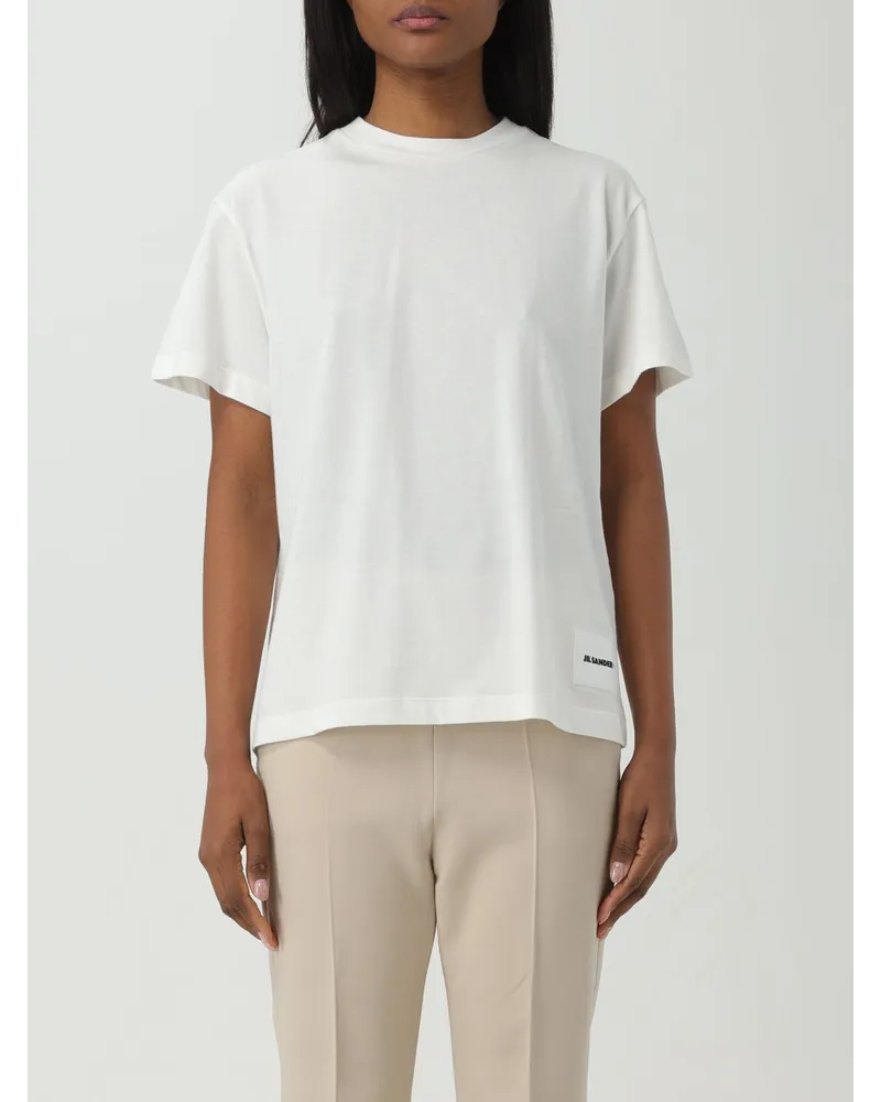 Jil Sander T-shirt damen Weiß