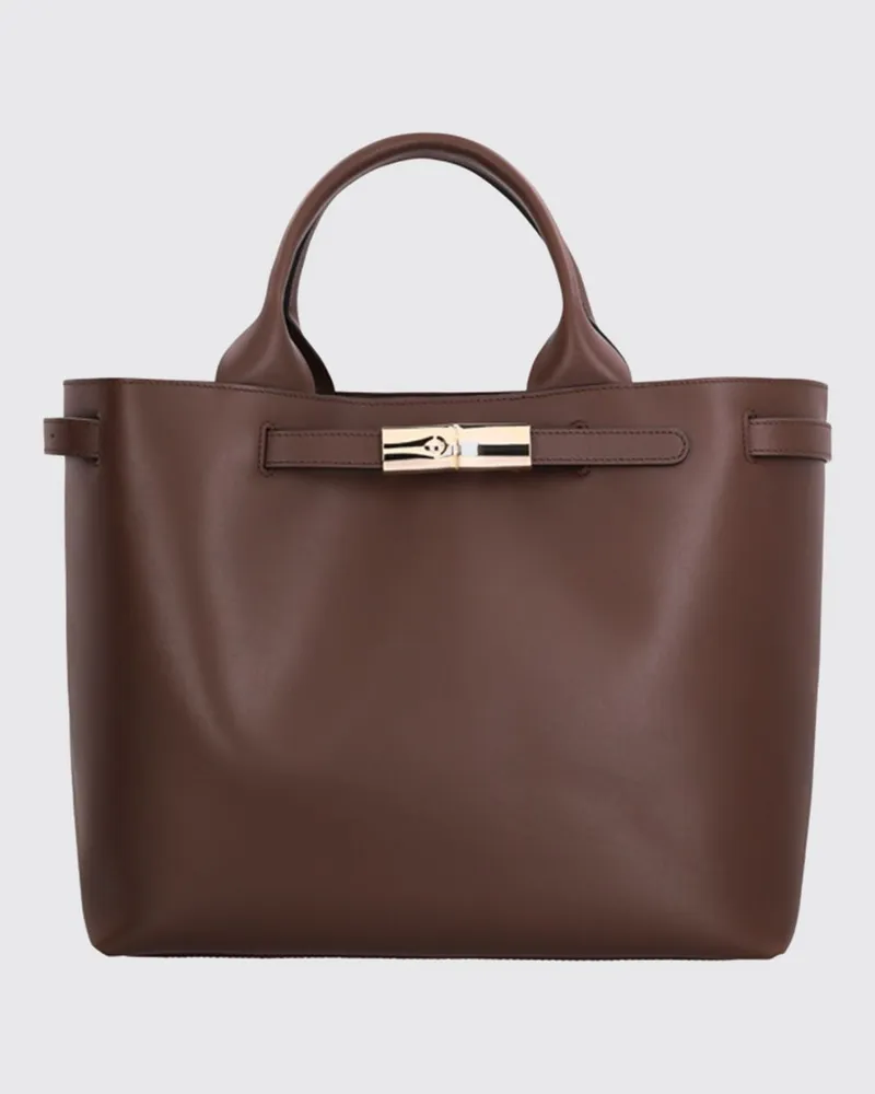 Longchamp Schultertasche damen Braun