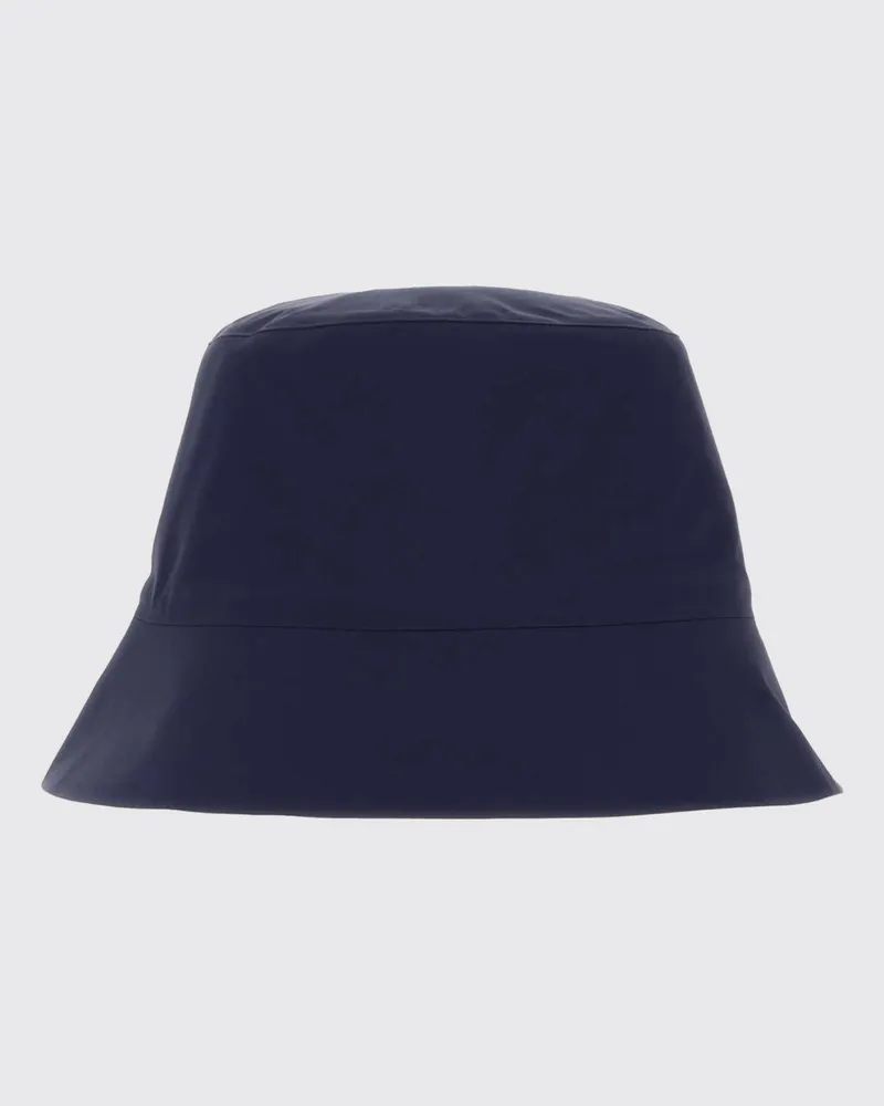Arc'teryx Moderner Fischerhut aus blauem Nylon mit mittelbreiter Krempe Blau