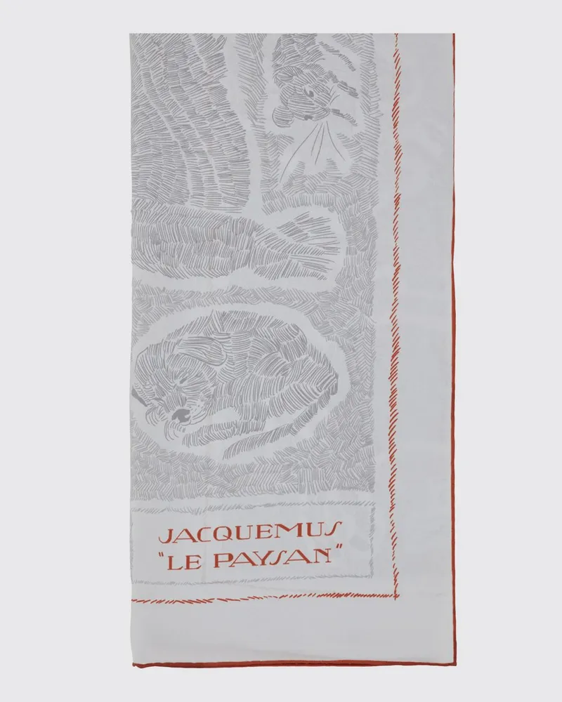 Jacquemus Schal damen Weiß