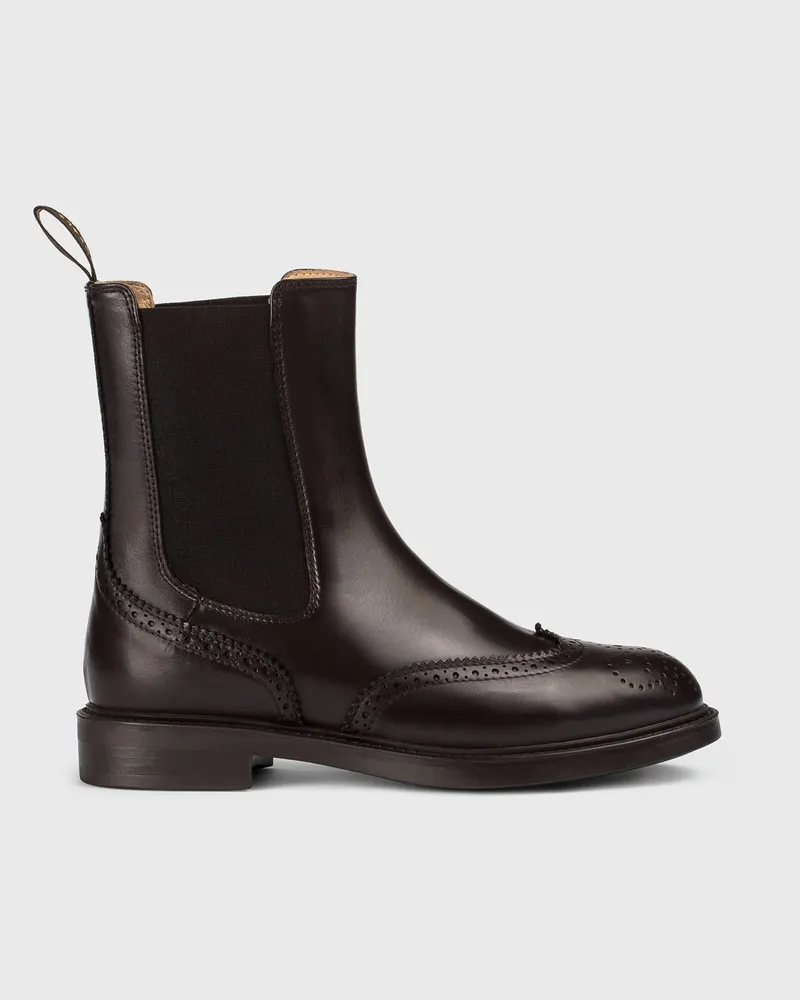 Doucal´s Flache stiefeletten damen Mahagoni