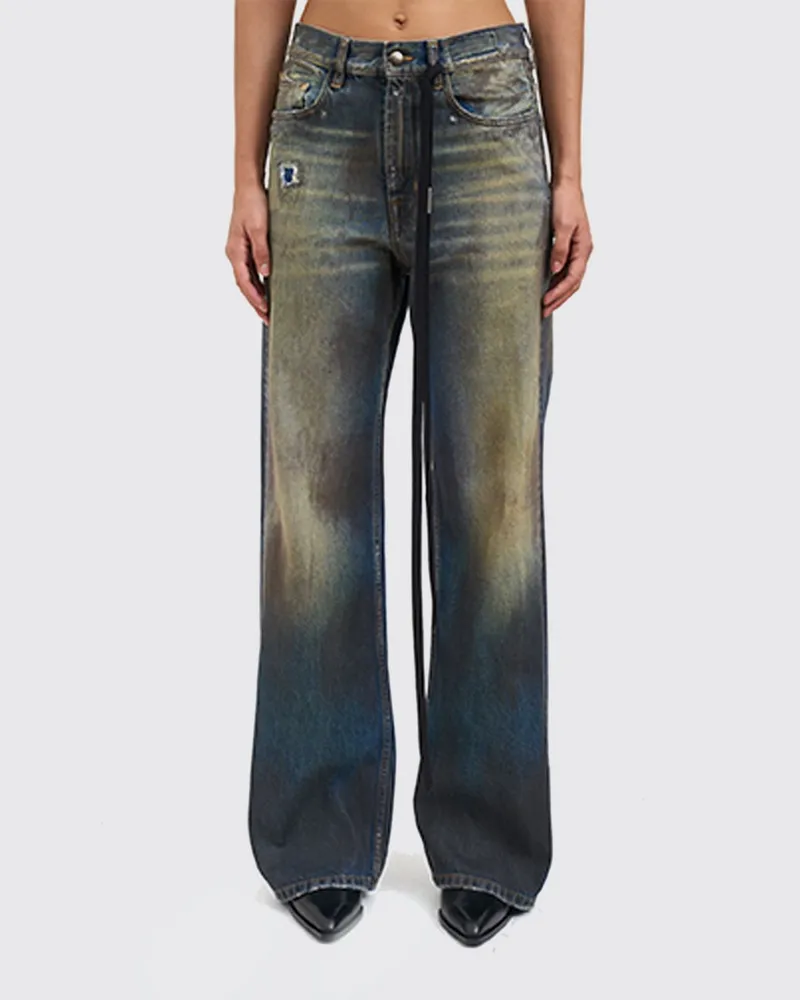 Ann Demeulemeester Hose damen Hellblau