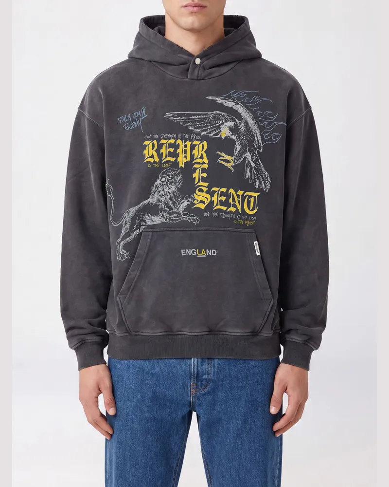 REPRESENT Sweatshirt herren Schwarz