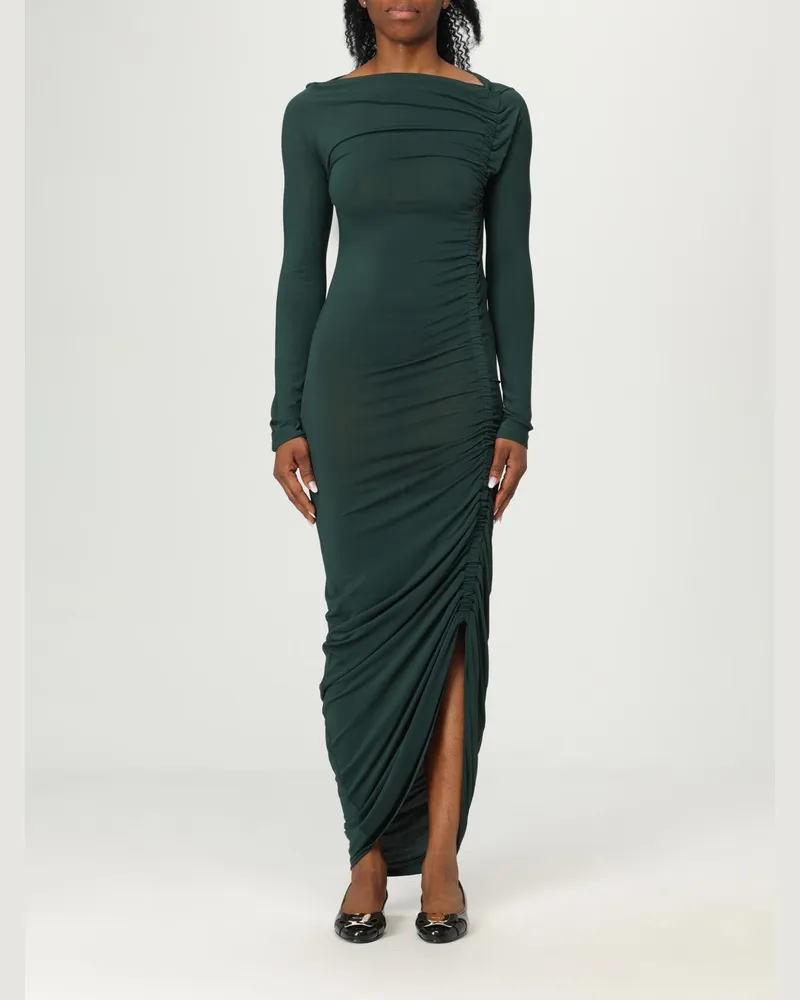Ferragamo Kleider damen Moosgrün