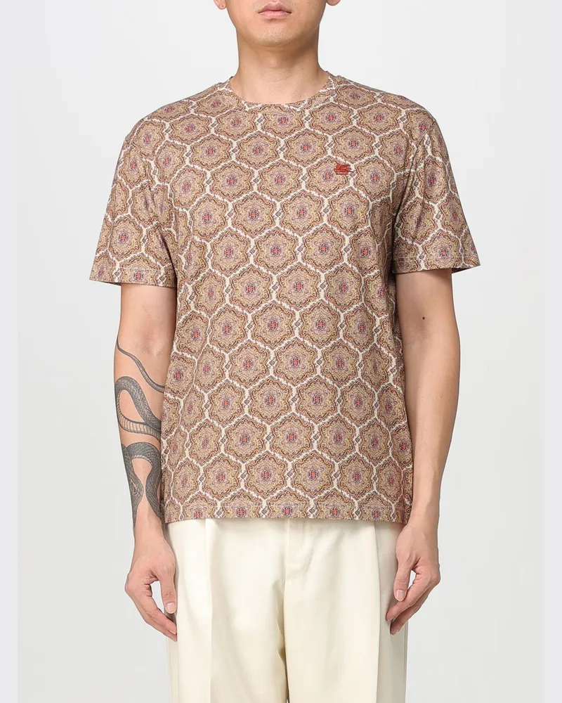 Etro T-shirt herren Beige