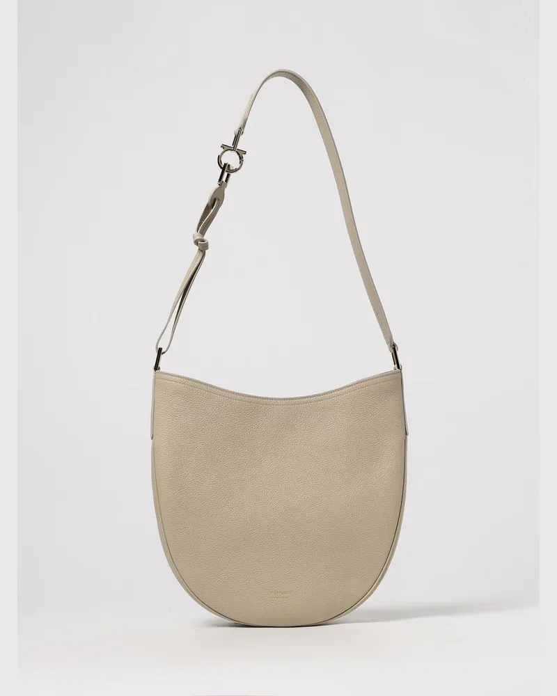 Ferragamo Schultertasche damen Beige
