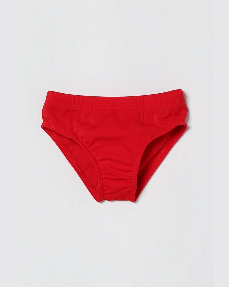 Diesel Bade-Slip mit Logo Rot