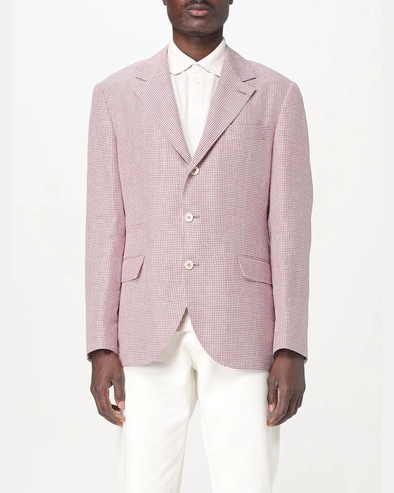 Brunello Cucinelli Blazer herren Burgunderrot
