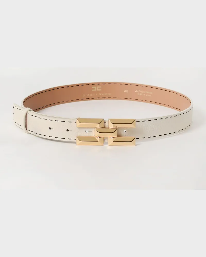 Elisabetta Franchi Grtel damen Weiß