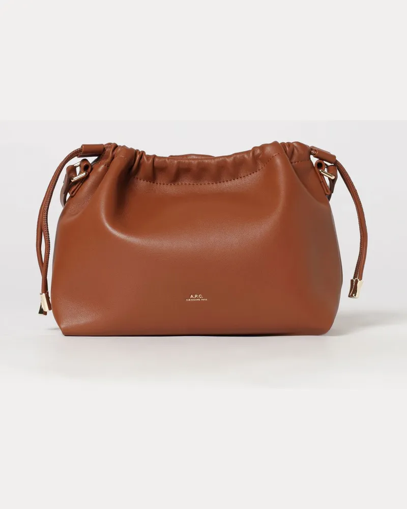 A.P.C. Umhängetasche damen Haselnuss