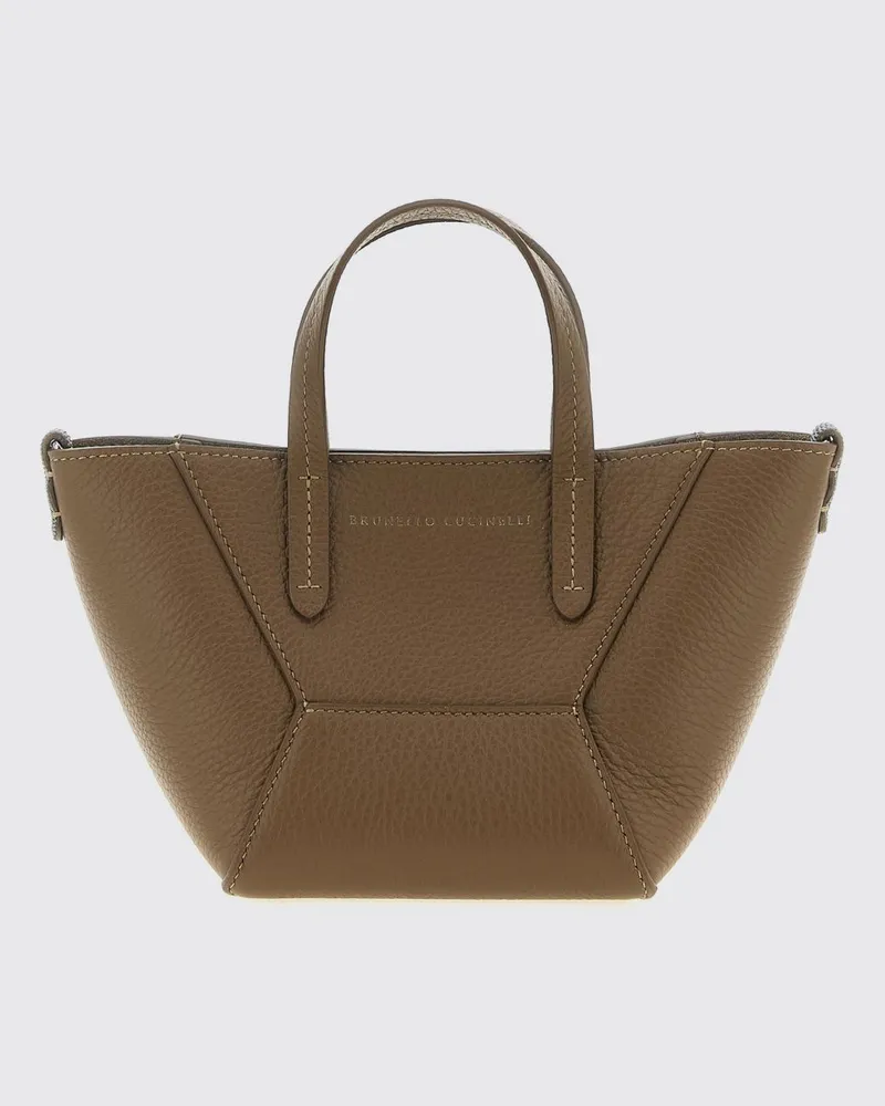 Brunello Cucinelli Schultertasche damen Braun