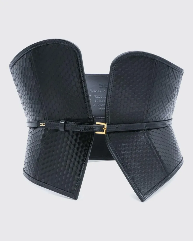 Elisabetta Franchi Gürtel damen Schwarz