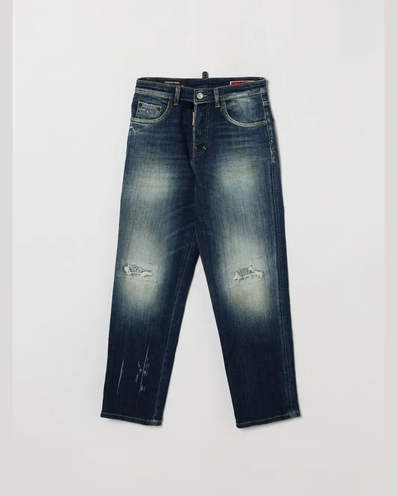 Dsquared2 Slim-Fit-Jeans aus Denim im Distressed-Look für Jungen Denim