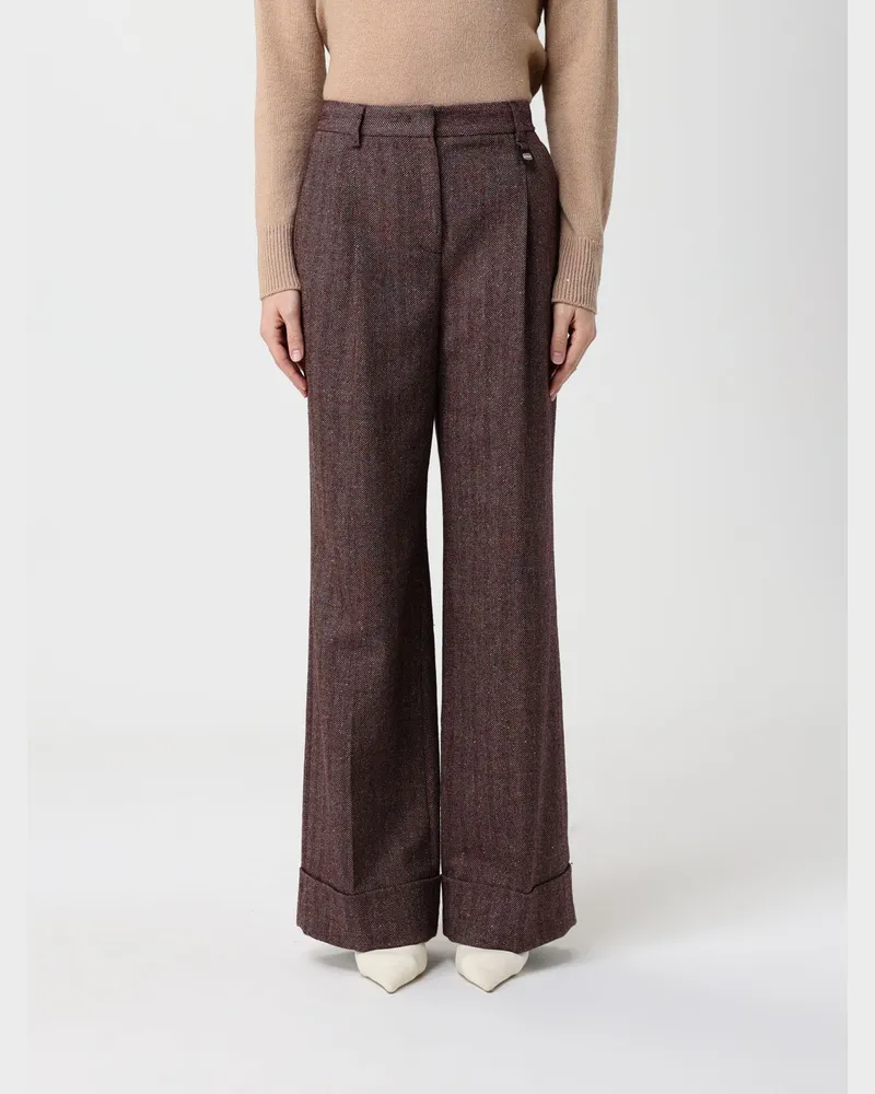 Lorena Antoniazzi Hose damen Burgunderrot