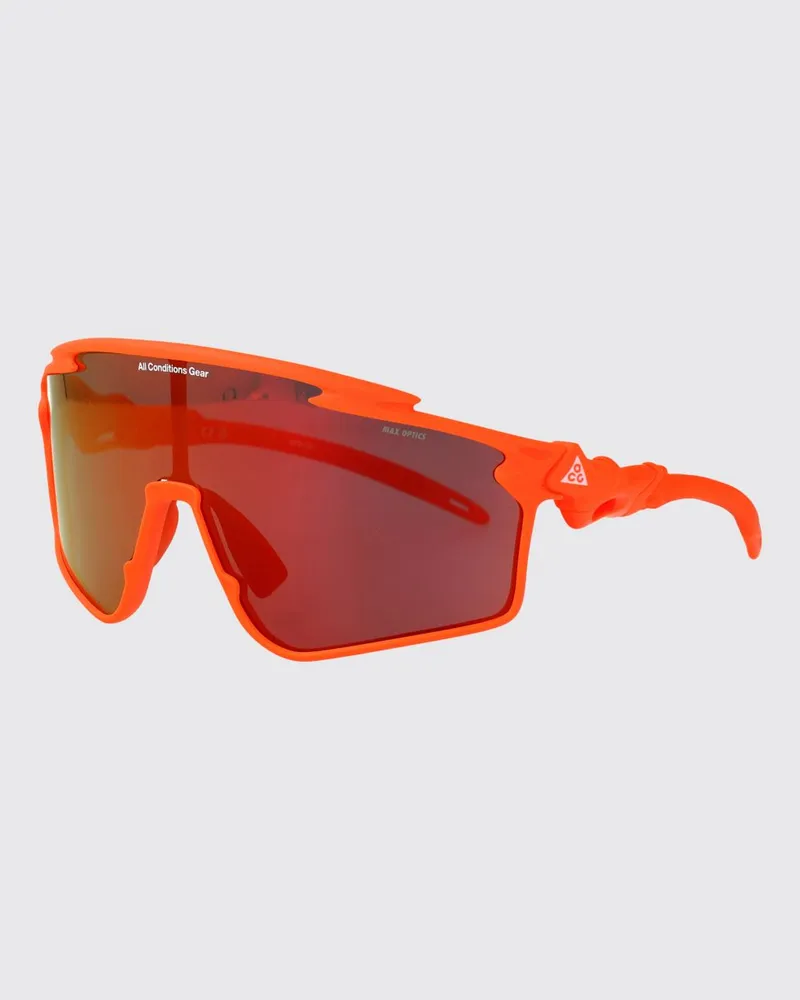 Nike Vista Vert Shield-Sonnenbrille aus Acetat mit polarisierten Gläsern Orange