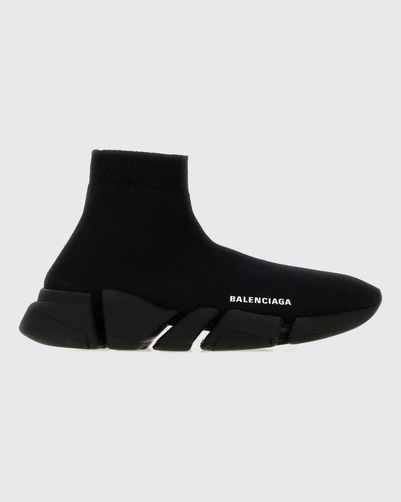 Balenciaga Speed 2.0 Socken-Sneakers aus technischem Stretch-Strick mit Logo Schwarz