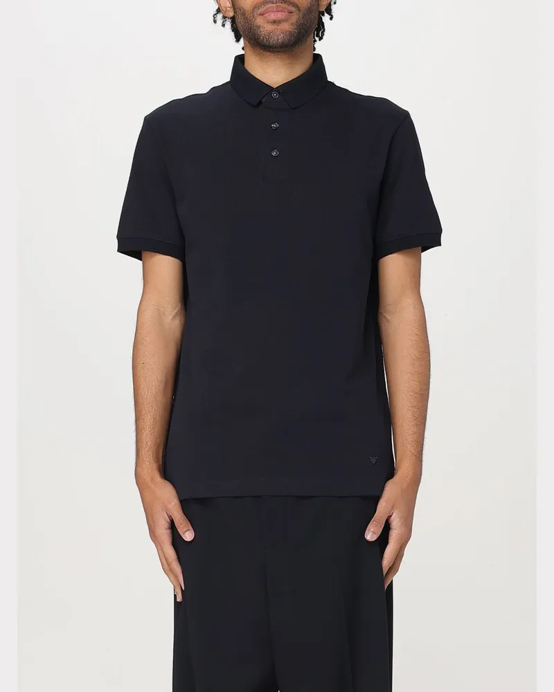 Emporio Armani Polo herren Blau