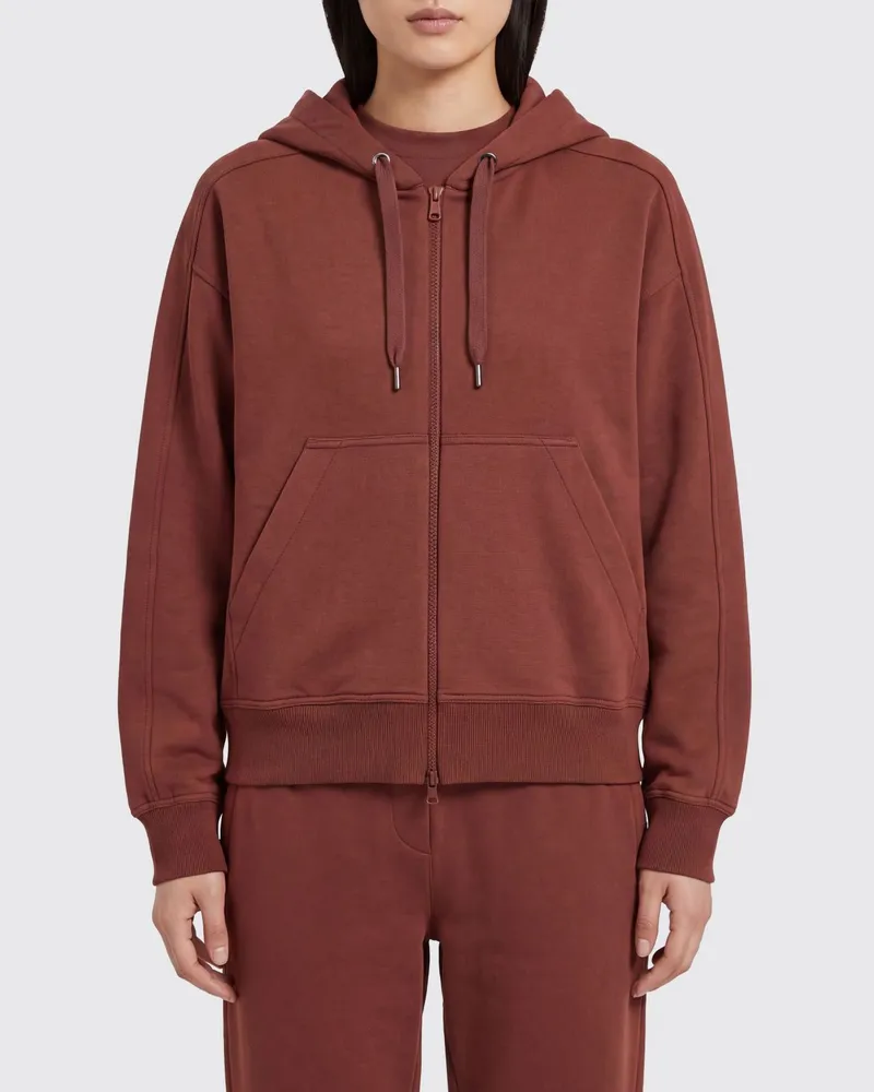 Brunello Cucinelli Baumwoll-Kapuzenpullover Rot