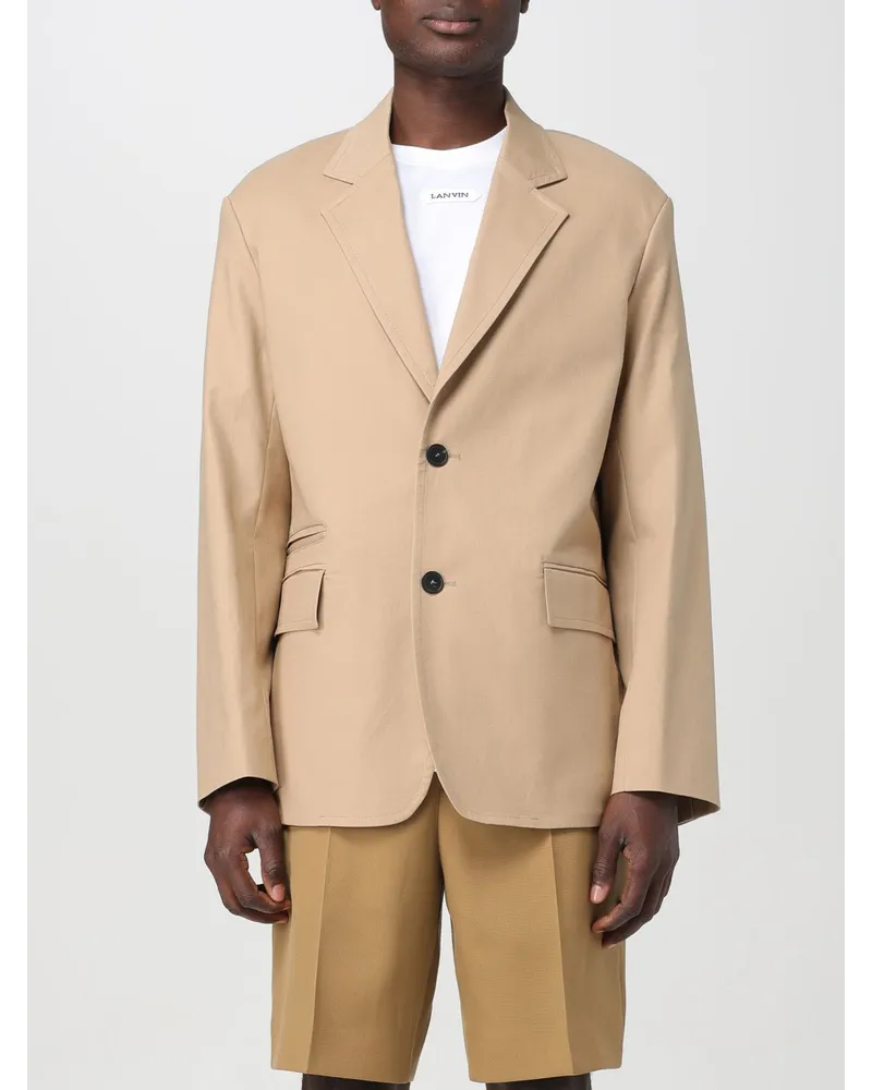 Lanvin Jacke herren Sand