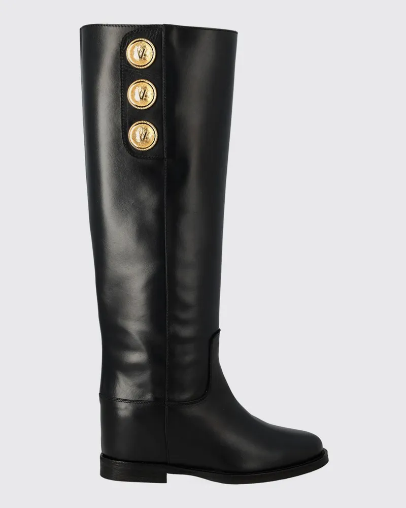 Via Roma 15 Stiefel damen Schwarz