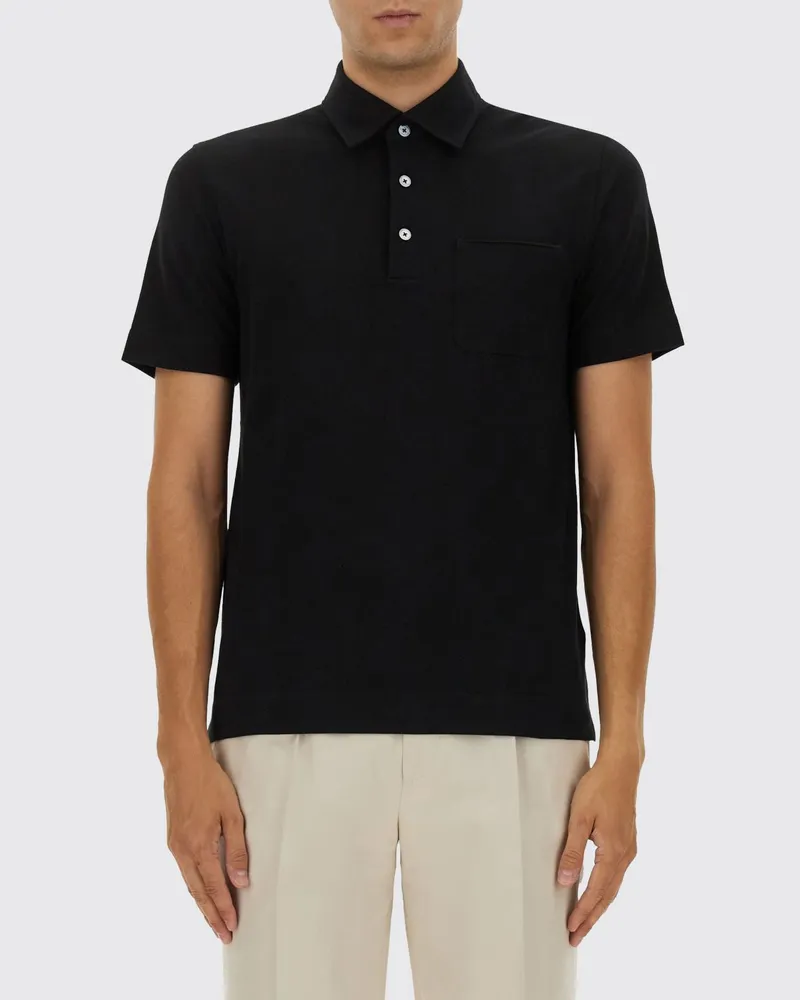 Ermenegildo Zegna Polo herren Schwarz