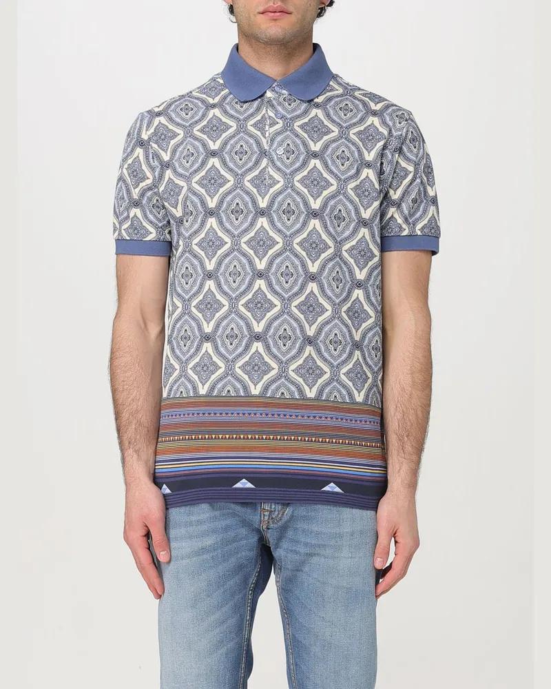 Etro Polo herren Blau