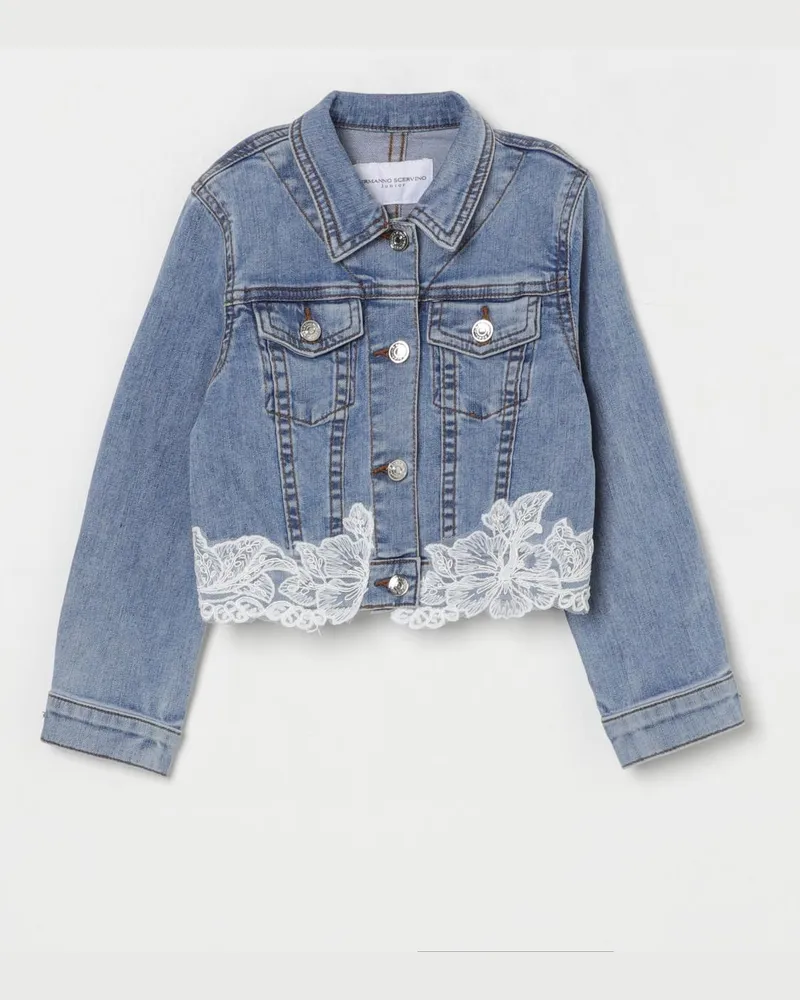Ermanno Scervino Mantel kinder Hellblau