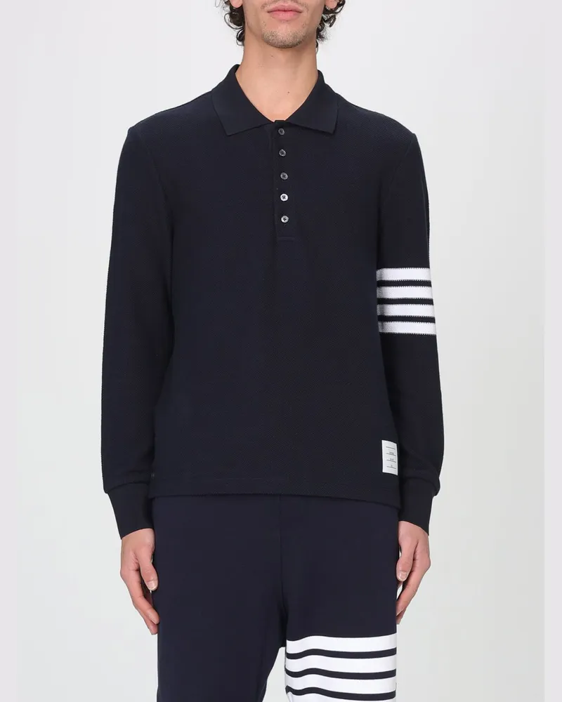 Thom Browne Polo herren Navy