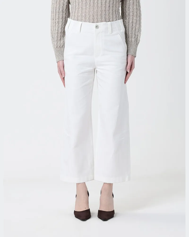 Brunello Cucinelli Hose damen Weiß