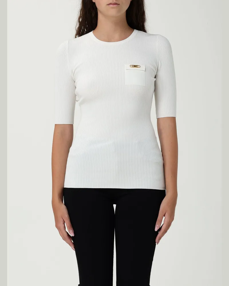 Elisabetta Franchi Sweatshirt damen Weiß