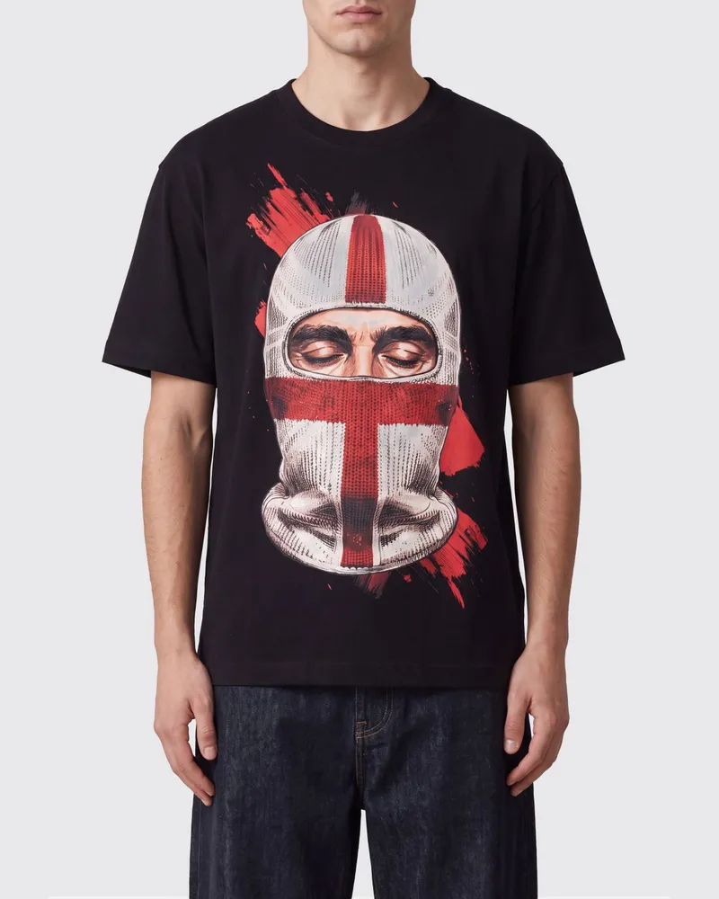IH NOM UH NIT Baumwoll-T-Shirt mit Rundhalsausschnitt, Grafikprint und Slogan Schwarz