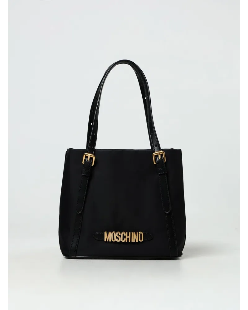 Moschino Schultertasche damen Schwarz