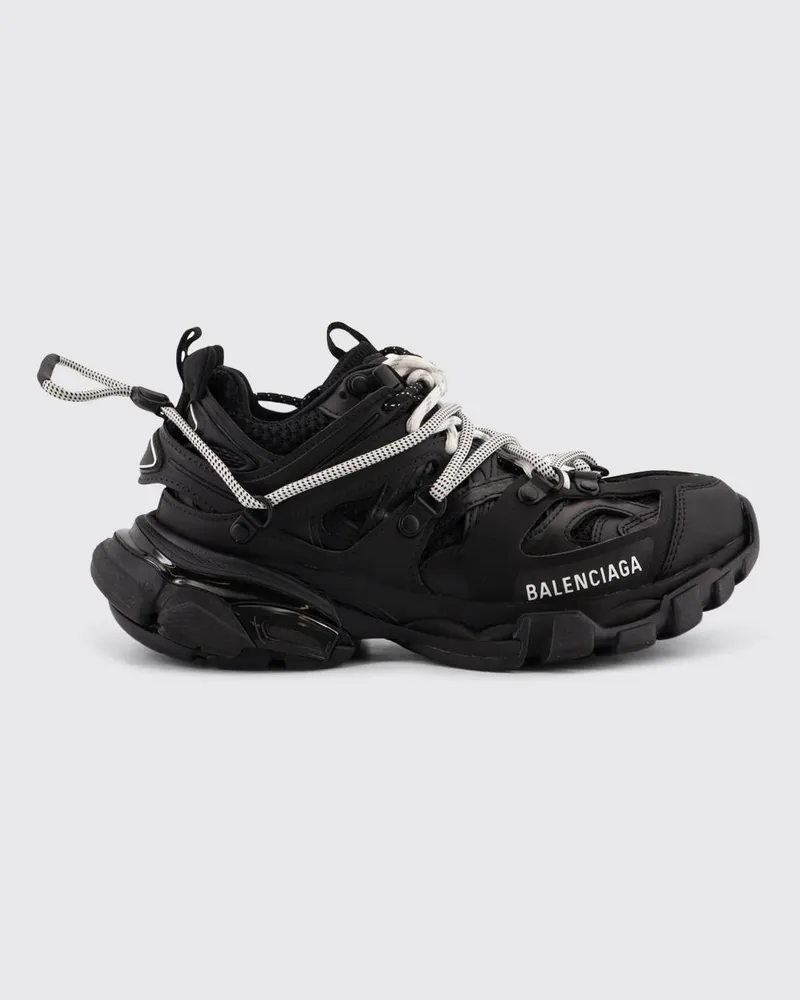 Balenciaga Track Trail Sneakers aus Mesh und Gummi Schwarz