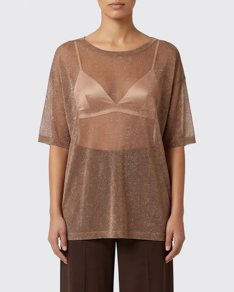 Roberto Collina T-shirt damen Braun