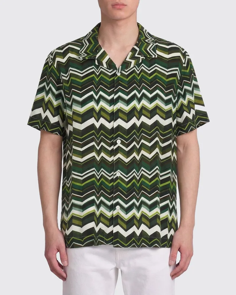 Missoni Hemd herren Grün