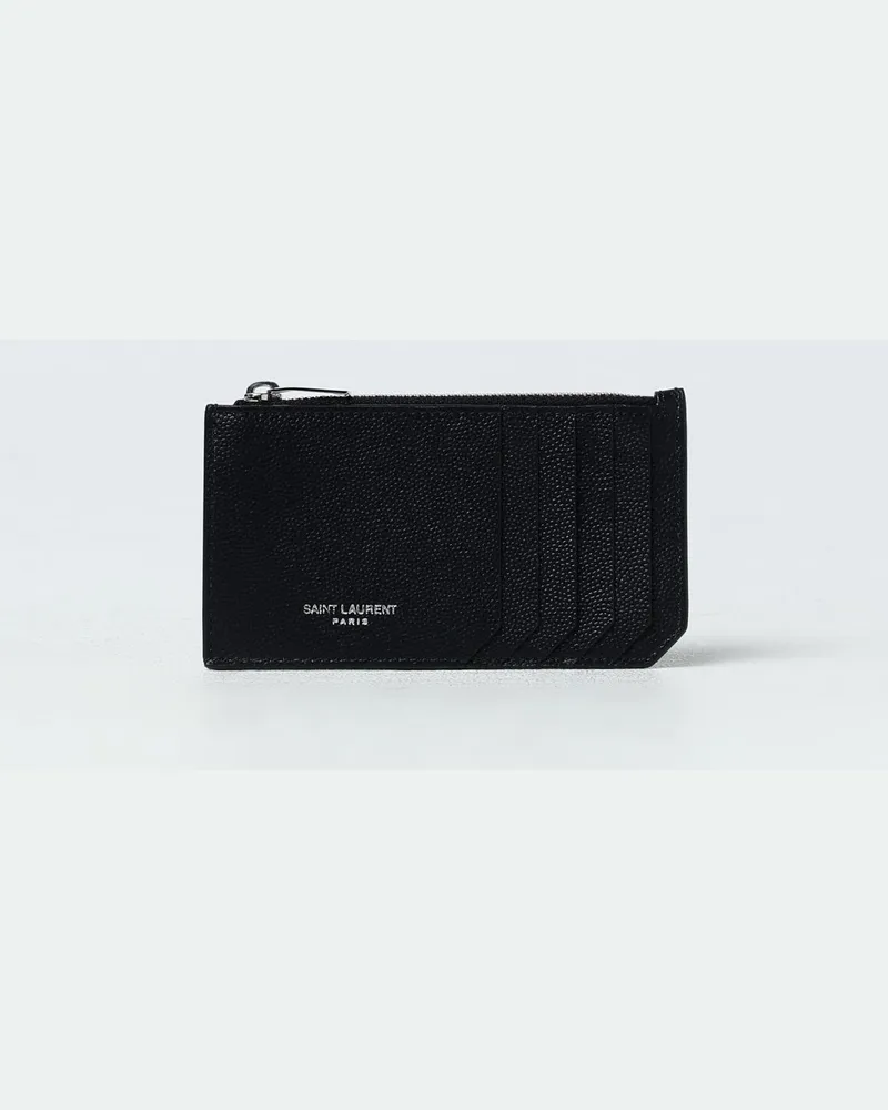 Saint Laurent Portmonnaie herren Schwarz