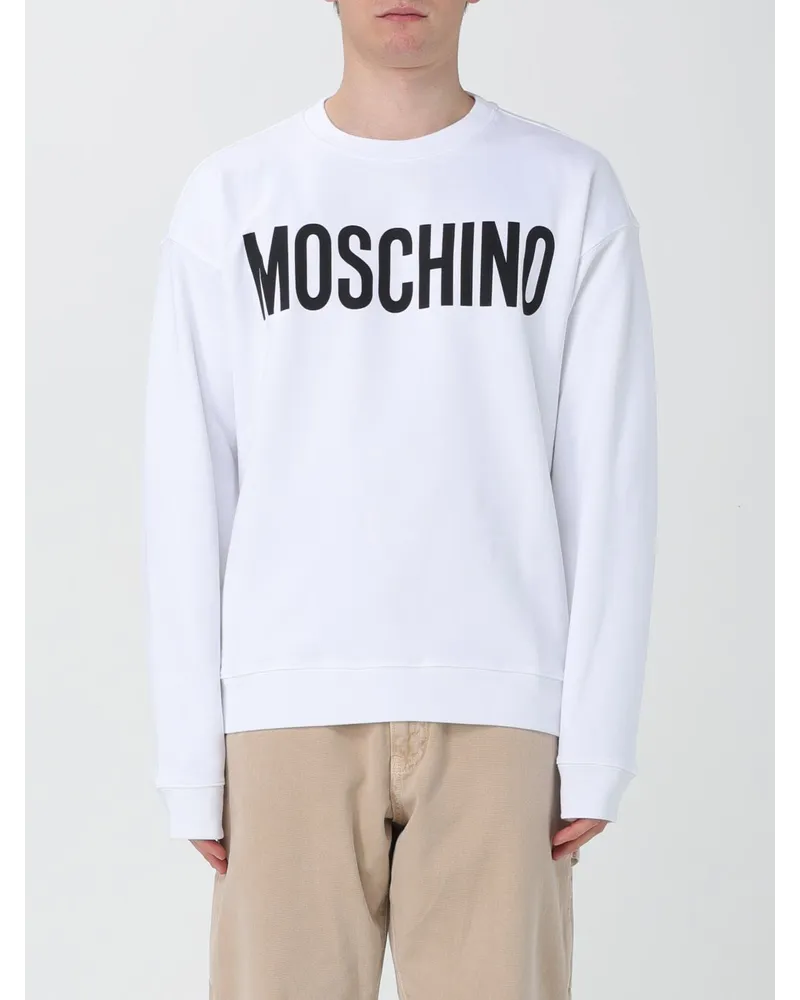 Moschino Sweatshirt herren Weiß