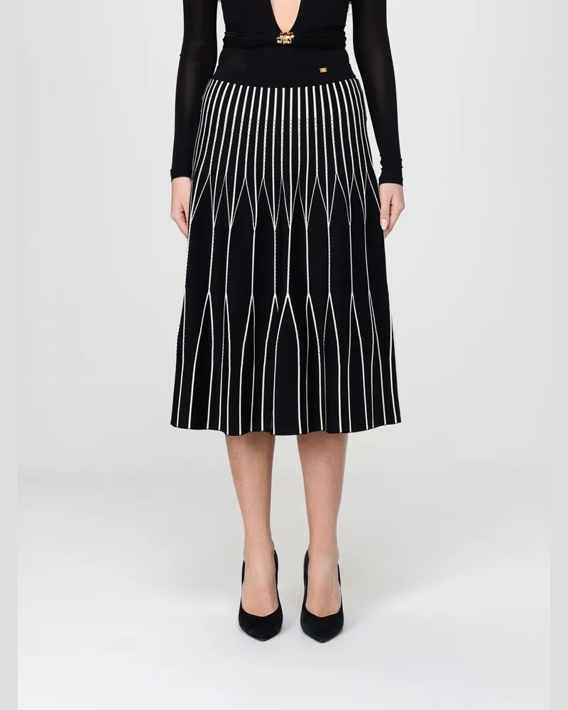 Elisabetta Franchi Rock damen Schwarz