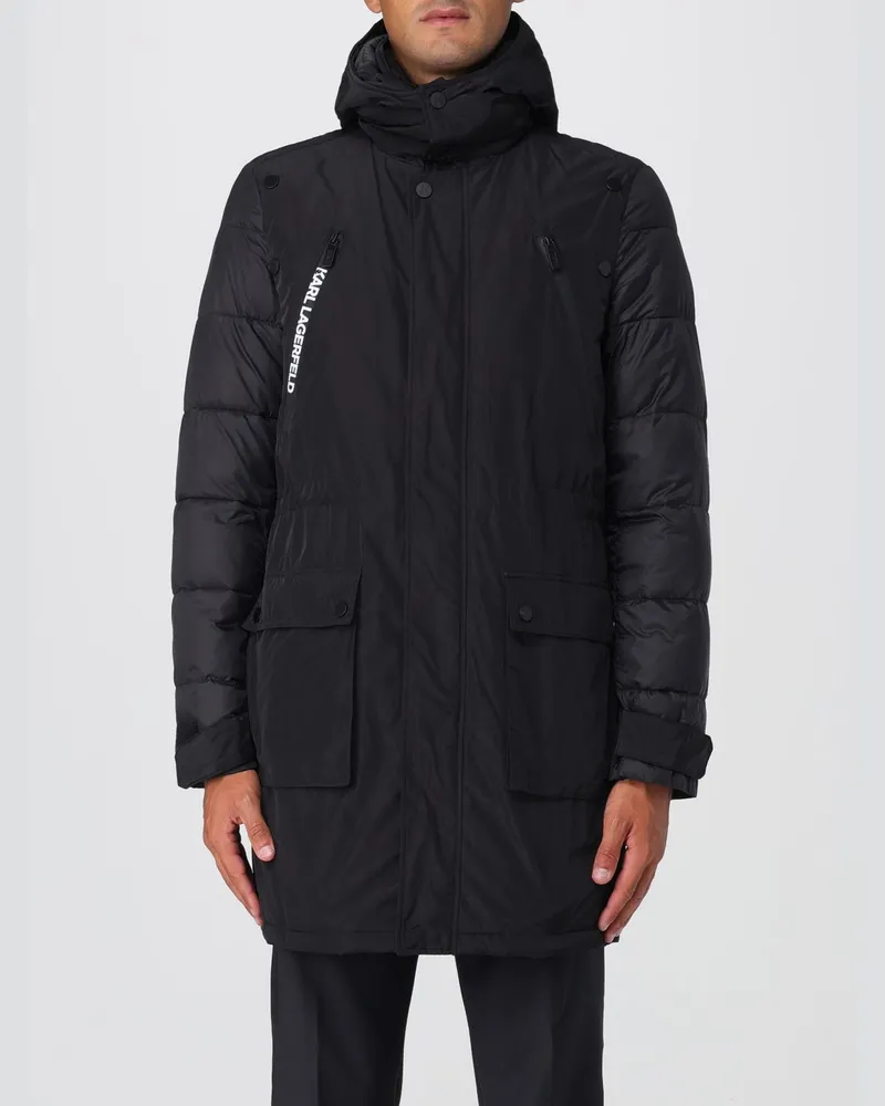 Karl Lagerfeld Mantel herren Schwarz