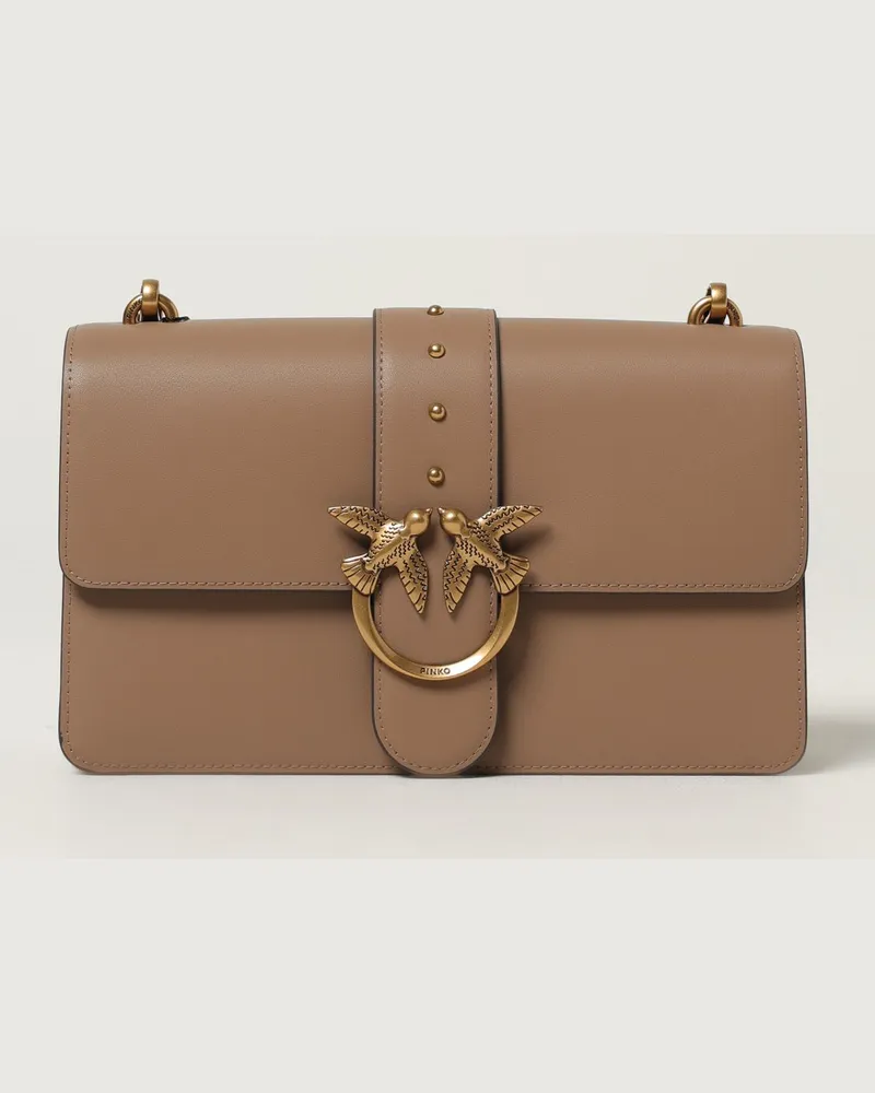 Pinko Schultertasche damen Sand