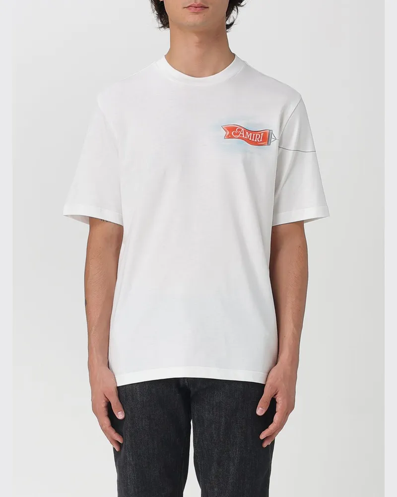 Amiri T-shirt herren Ivory