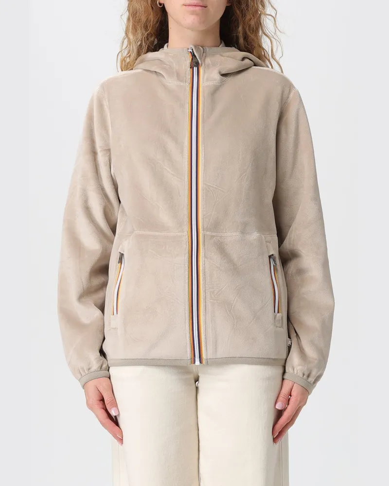 K-Way Jacke damen Beige